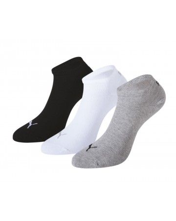 Κάλτσες Puma λευκή/γκρι/μαύρη Τριάδα