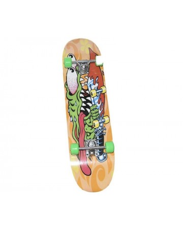 Skateboard Τροχοσανίδα στενή ΑΘΛΟΠΑΙΔΙΑ, απλή Νο1 3999 CR