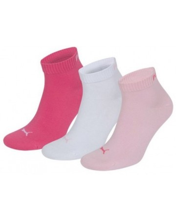 Κάλτσες Puma Ρόζ/Λευκό/Κοραλί Τριάδα 251015-422