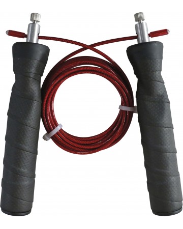 Σχοινάκι Ταχύτητας με ενσωματωμένα βαρίδια power grip speed rope Amila 44057
