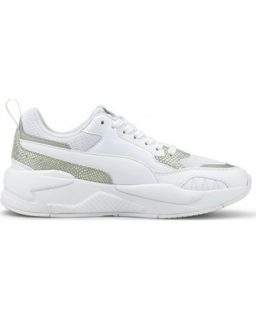 Γυναικεία Παπούτσια Puma X-Ray² Square Snake Premium 382788-01 Puma White-Puma White-Puma Silver
