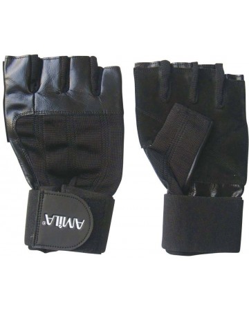 Γάντια Άρσης Βαρών Amila Nappa Amara Wrist Μαύρο XL 83217