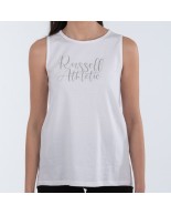 Γυναικείο Αμάνικο T-Shirt Russell Athletic Scripted-Split Back Long Tank A2 113 1 001