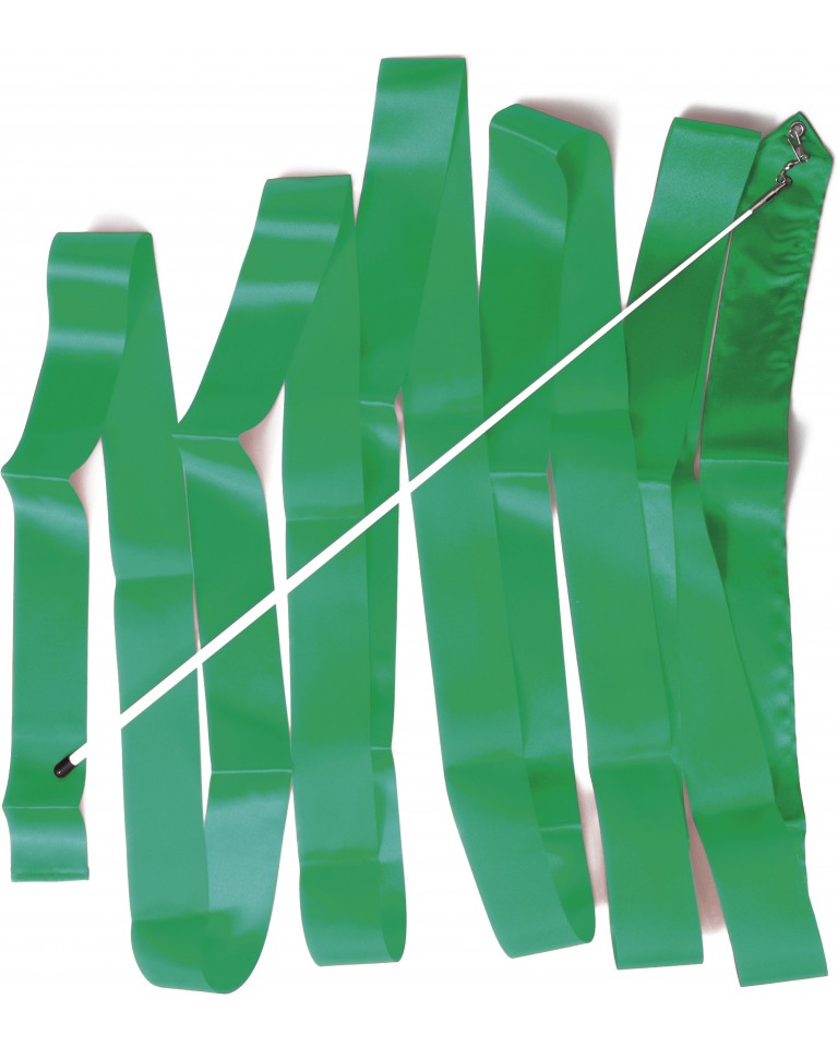 Κορδέλα ρυθμικής γυμναστικής Πράσινο amila, μήκους 6m (47985)