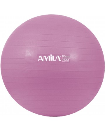 Μπάλα γυμναστικής Amila GYMBALL 65cm Ροζ Bulk 48439