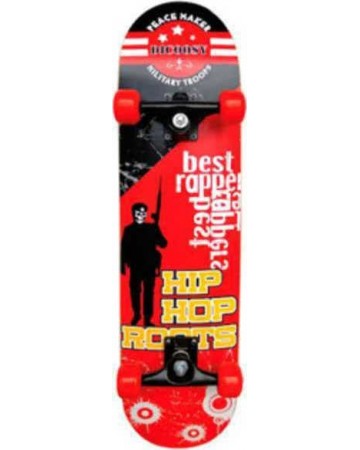 Skateboard Τροχοσανίδα στενή Νο 4 Αθλοπαιδια 5135 Hip Hop Roots