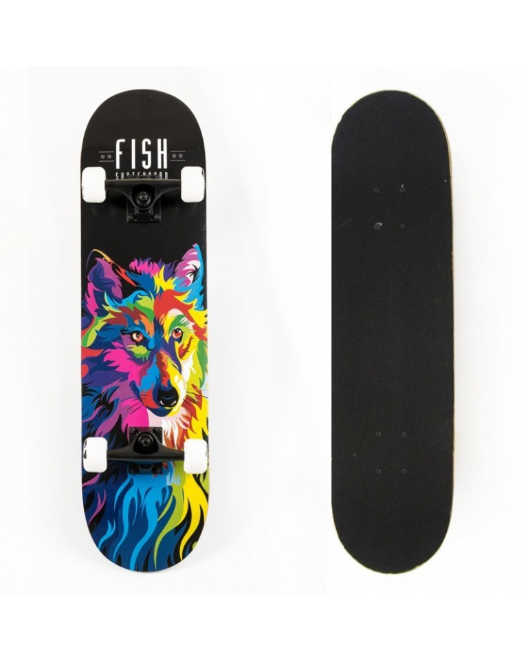 Skateboard 31 Wolf