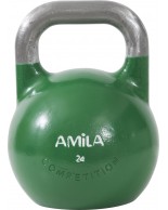 Αλτήρας Kettlebell amila Aγωνιστικό 24kg Πράσινο (84585)