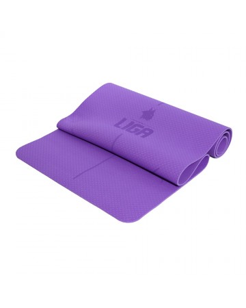 Στρώμα yoga TPE yoga mat (original) 183εκ.*61εκ.*0,6εκ (Μωβ) LIGASPORT*