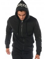 Ανδρικό Μπουφάν με Κουκούλα Body Action Men Hooded Sweat Jacket 073214-01 Black