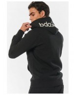 Ανδρικό Μπουφάν με Κουκούλα Body Action Men Hooded Sweat Jacket 073214-01 Black