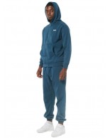 Ανδρική Ζακέτα με Κουκούλα Body Action Men Fleece Full Zip Hoodie 073218-04E Blue Grey