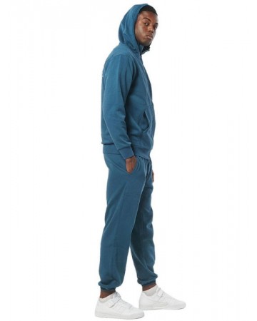 Ανδρική Ζακέτα με Κουκούλα Body Action Men Fleece Full Zip Hoodie 073218-04E Blue Grey