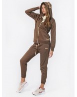 Γυναικείο Παντελόνι Φόρμας Body Action Women Training Sweat Pants 021235 01 Dark Brown