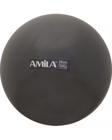 Μπάλα Γυμναστικής Amila Pilates Ball 19cm Μαύρη Bulk 95805