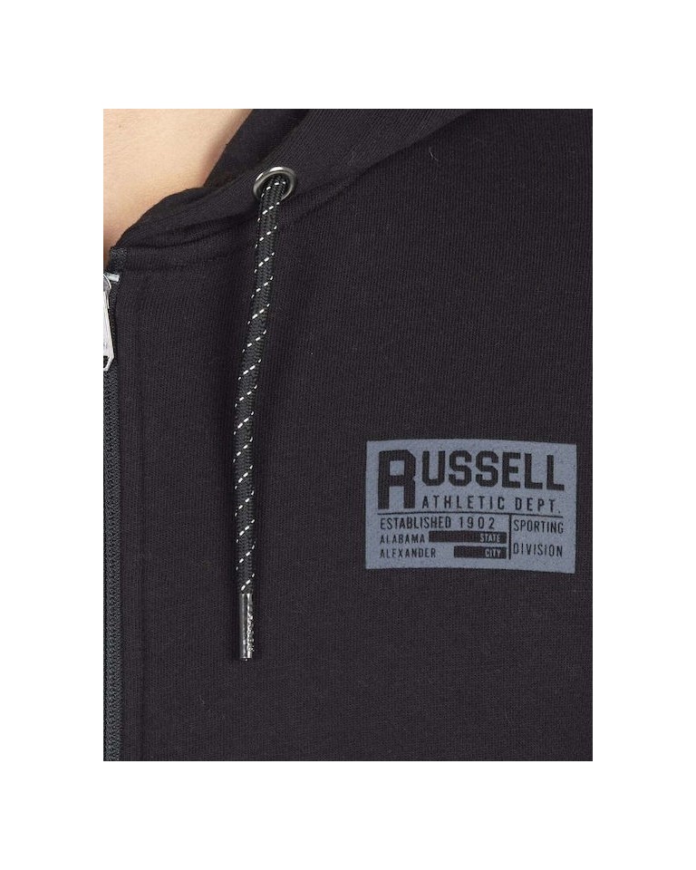 Ανδρική Ζακέτα με Κουκούλα Russell Athletic Contrast Panel Zip Through Hoody A2-045-2-099