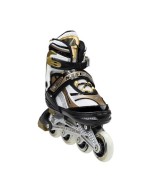 Αυξομειούμενα Πατίνια Roller NA 9080 Μαύρο/Πράσινο IN-LINE SKATES NILS EXTREME