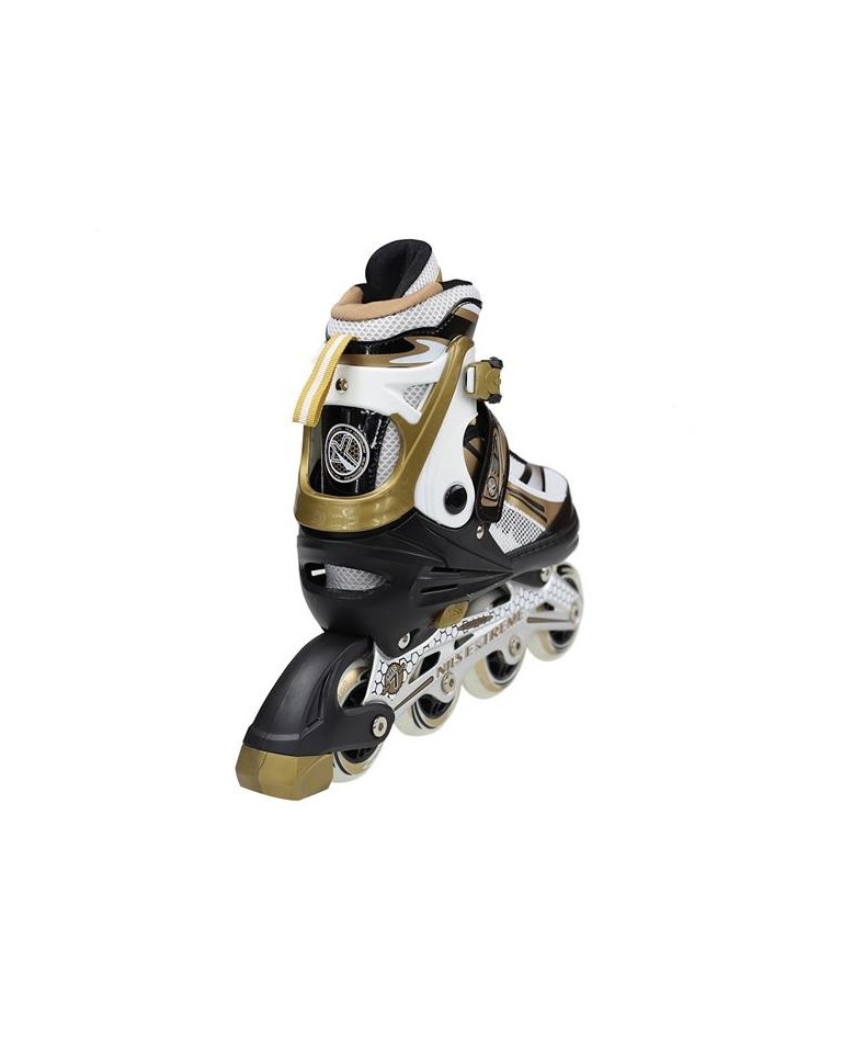 Αυξομειούμενα Πατίνια Roller NA 9080 Μαύρο/Πράσινο IN-LINE SKATES NILS EXTREME