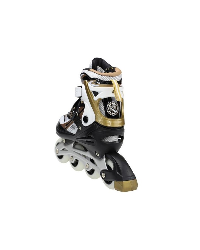 Αυξομειούμενα Πατίνια Roller NA 9080 Μαύρο/Πράσινο IN-LINE SKATES NILS EXTREME