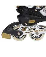 Αυξομειούμενα Πατίνια Roller NA 9080 Μαύρο/Πράσινο IN-LINE SKATES NILS EXTREME