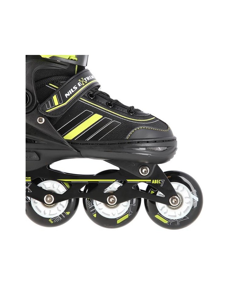 Αυξομειούμενα Roller NH18191 2 ΣΕ 1 Μαύρο/Πράσινο IN-LINE SKATES/HOCKEY ICE SKATES