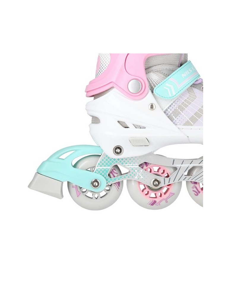 Αυξομειούμενα Roller NH18192 A 4σε1 Ροζ  IN-LINE SKATES/HOCKEY ICE SKATES