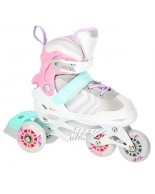 Αυξομειούμενα Roller NH18192 A 4σε1 Ροζ  IN-LINE SKATES/HOCKEY ICE SKATES