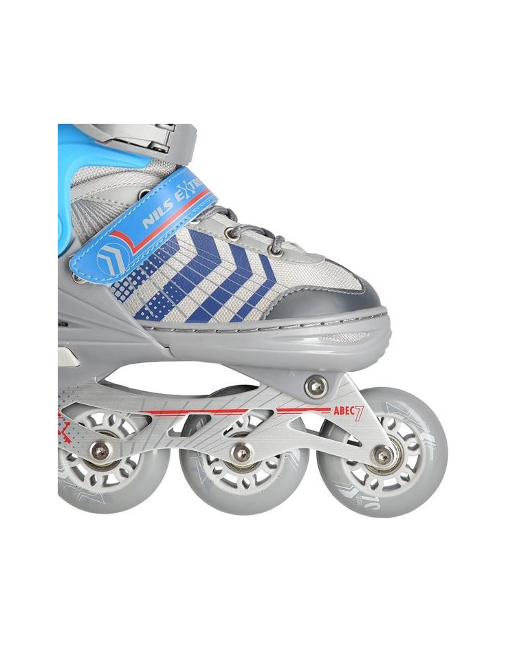 Αυξομειούμενα Roller NH18192 A 4σε1 Γκρι/Μπλε IN-LINE SKATES/HOCKEY ICE SKATES