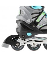 Αυξομειούμενα Πατίνια Roller NA 10602A INLINE SKATES NILS EXTREME ΜΑΥΡΟ