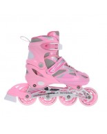 Αυξομειούμενα Roller NH18366 2 ΣΕ 1 Ροζ  IN-LINE SKATES/HOCKEY ICE SKATES