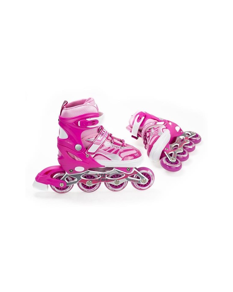 Αυξομειούμενα Πατίνια Roller NJ 1828 A INLINE SKATES NILS EXTREME ΡΟΖ