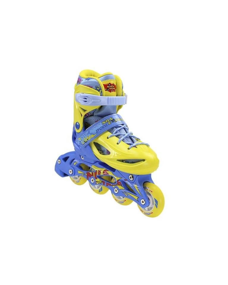 Αυξ. Πατίνια Roller NH 1105 ΣΕΤ 3 ΣΕ 1 INLINE SKATES NILS EXTREME ΚΙΤΡΙΝΟ/ΜΠΛΕ