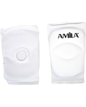 Επιγονατίδα Volley με Foam Λευκή S Amila 83130