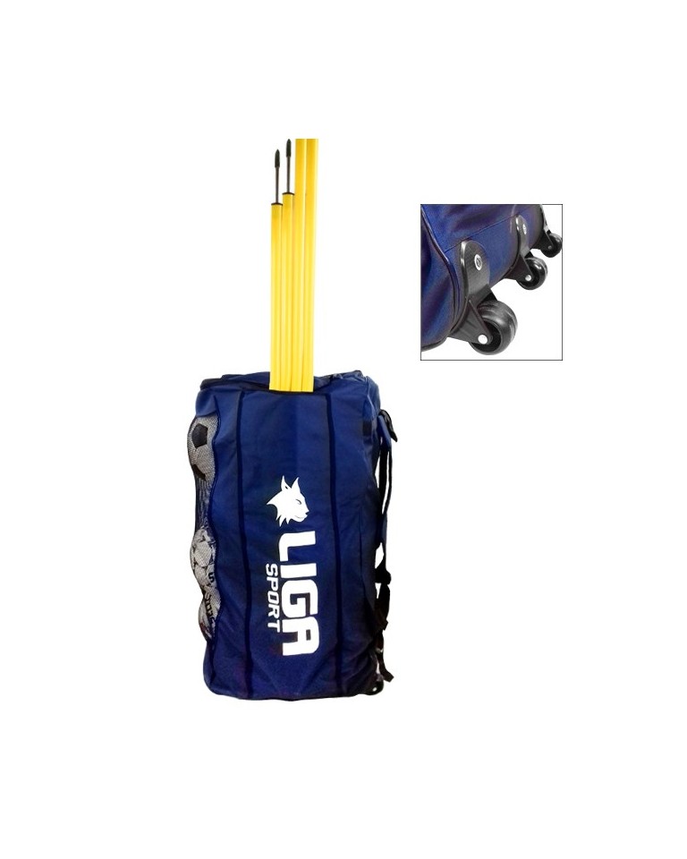 Equipment Bag Pro (84cmx36cmx36cm) Σάκος Μεταφοράς Εξοπλισμου Με Ρόδες (Μπλέ) Ligasport