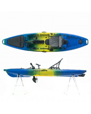 Μονοθέσιο Ποδηλατικό Kayak Για Ψάρεμα Sck Cyclo 1 (Μπλέ-Πράσινο-Κίτρινο)