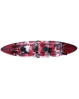 Kayak Fortis Junkle Red L370xW87xD37cm Μονοθέσιο