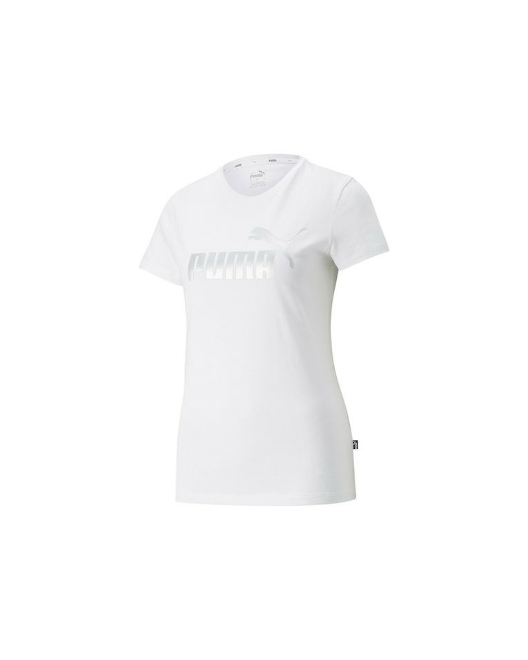 Γυναικείο T-shirt Puma ESS+ Metallic Logo Tee 848303 02