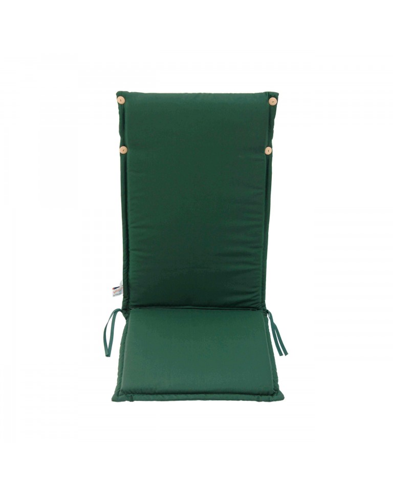 Μαξιλάρι Μπέζ/Πράσινο Για Καρέκλα με Ψηλή Πλάτη (Διπλής Όψης) 35-12793
