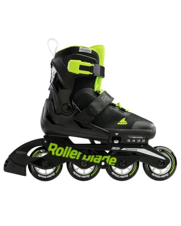 Αυξομειούμενα Inline Skates Rollerblade Microblade Black/Green 43.072219/BL/GR (Size 33-36)