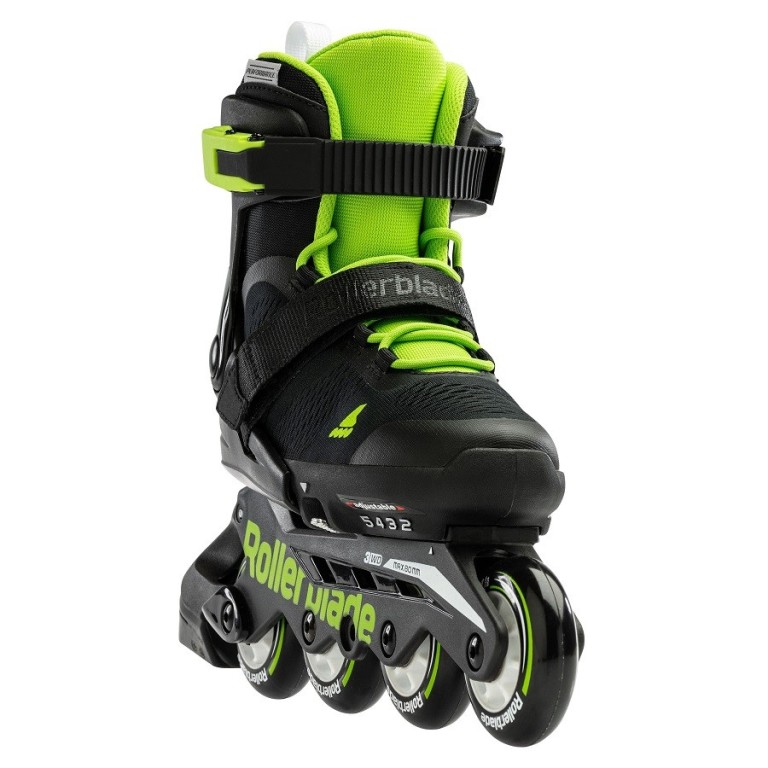 Αυξομειούμενα Inline Skates Rollerblade Microblade Black/Green 43.072219/BL/GR