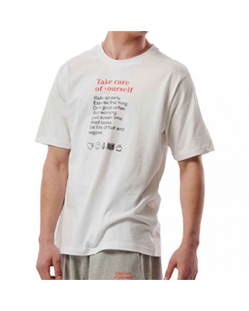 Ανδρικό T-Shirt Body Action Men's Classic T-Shirt 053321-02 White