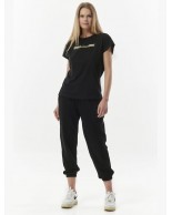 Γυναικείο Παντελόνι Φόρμας Body Action Women Sustainable High Way Pants 021329-01 Black