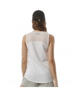 Γυναικεία Αμάνικη Μπλούζα Body Action Women's Mesh Tank Top 041319-02 White