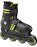 Inline Rollers Orlando 4.0 με Προστατευτικά και Κράνος από την ROCES Blk/lime