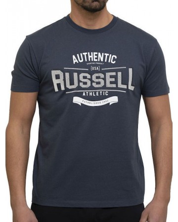 Ανδρικό T-Shirt Russell Athletic ARA-S/S Crewneck Tee Shirt A3-008-1-155OB Ombre Blue