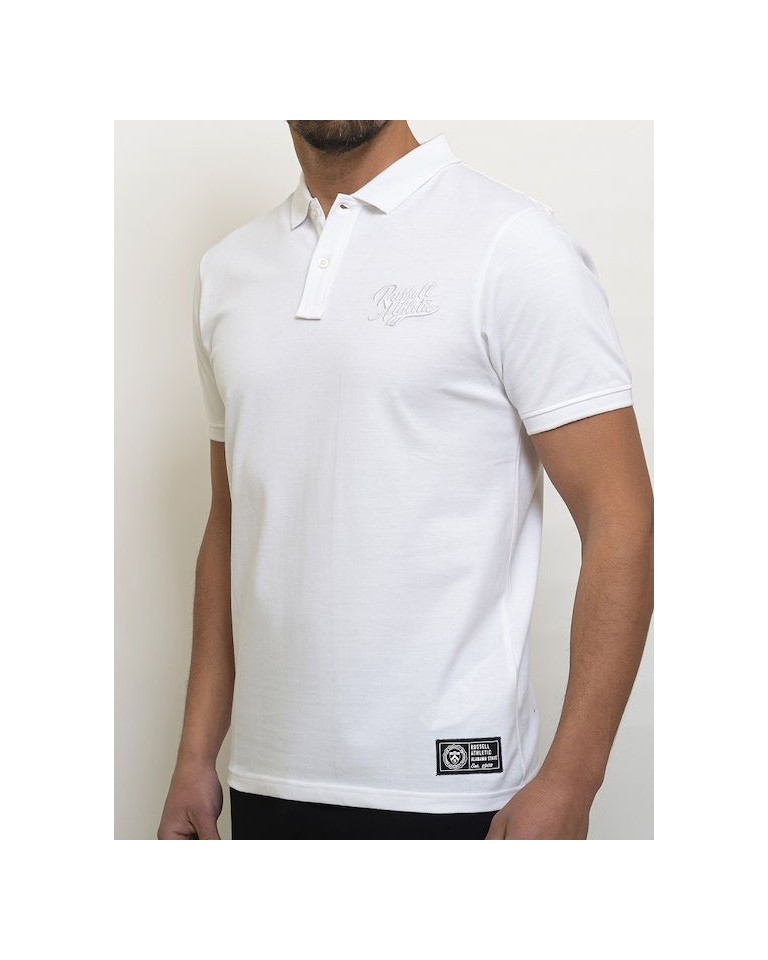 Ανδρικό T-Shirt Russell Athletic Frat Polo A3-059-1-001 White