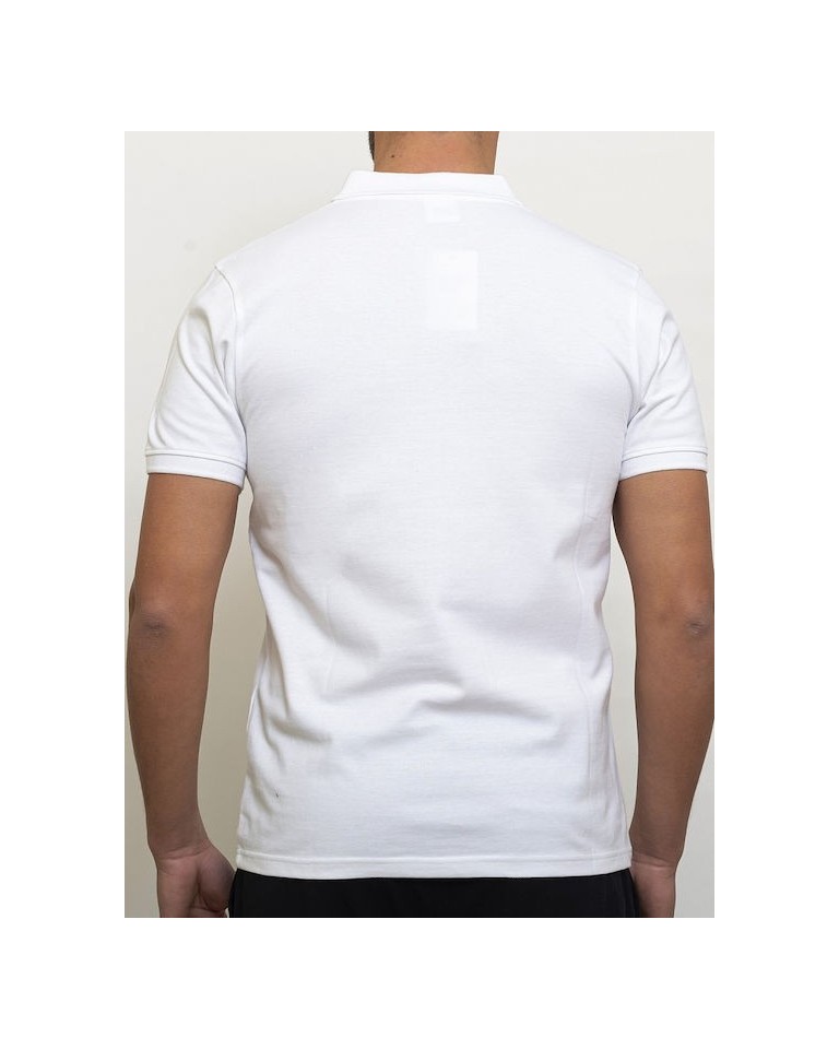 Ανδρικό T-Shirt Russell Athletic Frat Polo A3-059-1-001 White