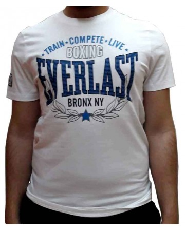 Ανδρικό αθλητικό μπλουζάκι Train από την Everlast Evr4669 Wht