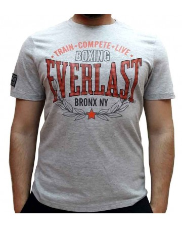 Ανδρικό αθλητικό μπλουζάκι Train από την Everlast Evr4669 Grey