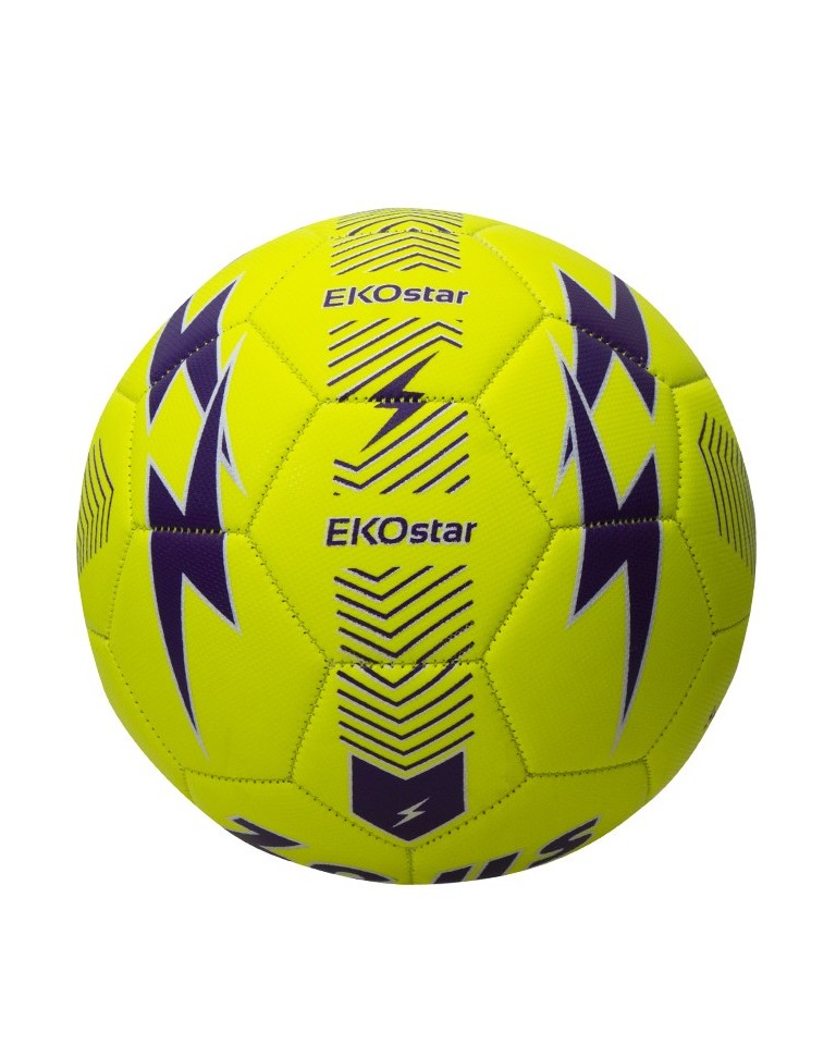 Μπάλα Ποδοσφαίρου Zeus Pallone Ekostar (Κίτρινο Φωσφοριζέ) (Size 5)